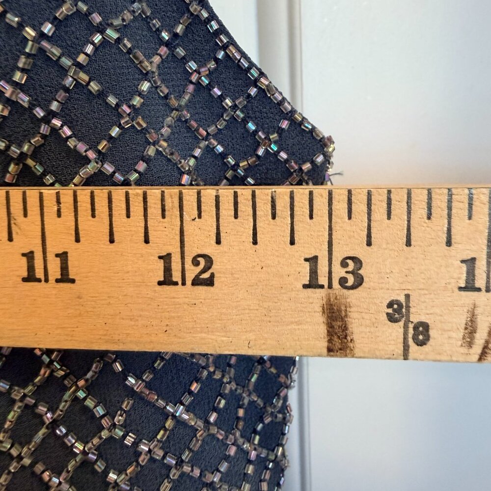 Needle & Thread Coppelia Ballet Dress Navy Beaded Tulle Size 4 - Picture 7 of 10